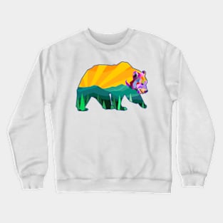 Geometric bear Crewneck Sweatshirt